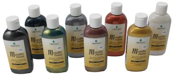 Chestnut Acrylfarbe Metallische Farben 100 ml - Gold