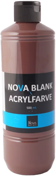 Nova Acrylfarbe glänzend 500 ml. Braun