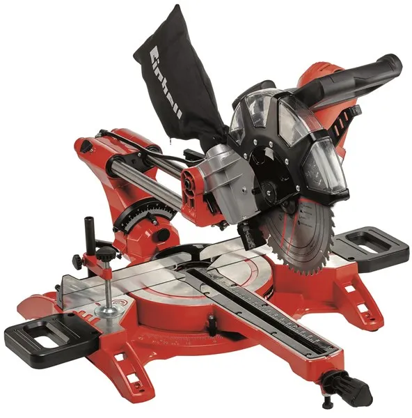 Einhell TC-SM 2534/1 Doppelte Kapp- und Gehrungssäge mit Zugfunktion Ø250 mm 230V/2100W